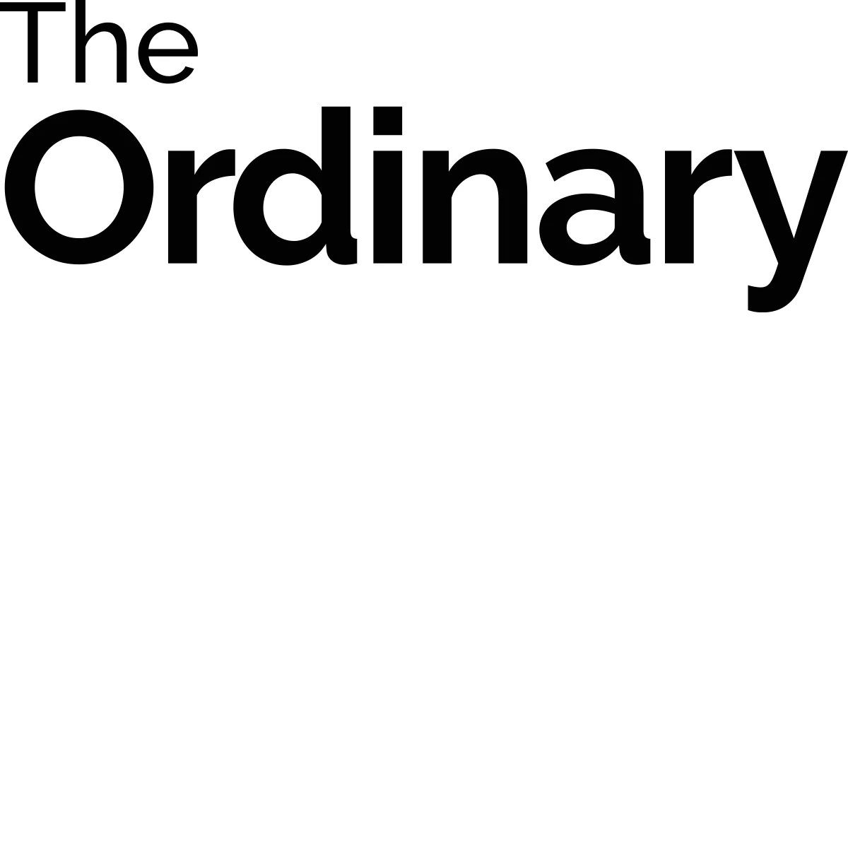 The Ordinary
