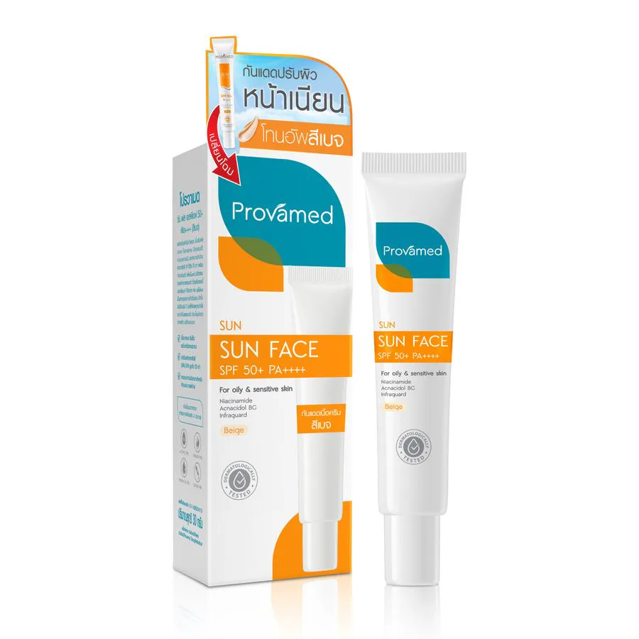 Provamed Sun Face SPF50+ PA++++ - Provamed - Professional Skin Solution