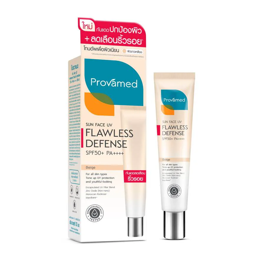 Provamed Sun Face UV Flawless Defense SPF 50+ PA++++ Beige - Provamed - Professional Skin Solution