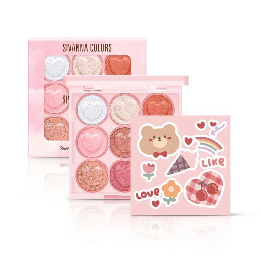 SIVANNA COLORS SWEET HEART EYE PALETTE