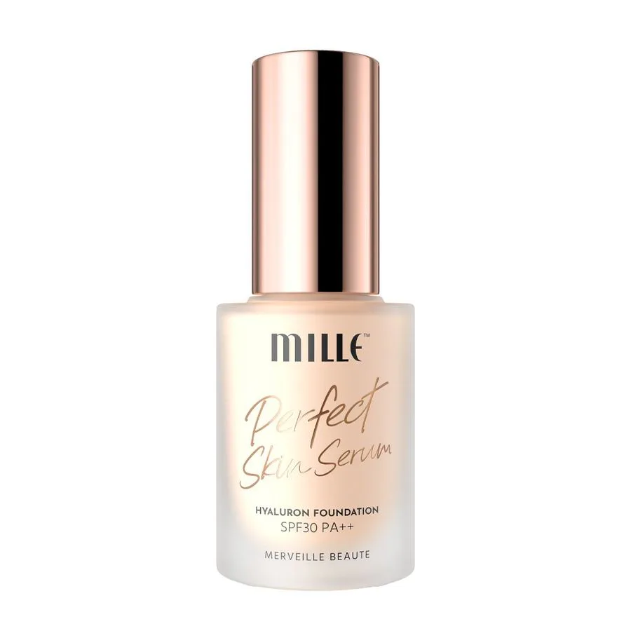MILLE รองพื้นเซรั่ม PERFECT SKIN SERUM HYALURON FOUNDATION SPF30 PA++