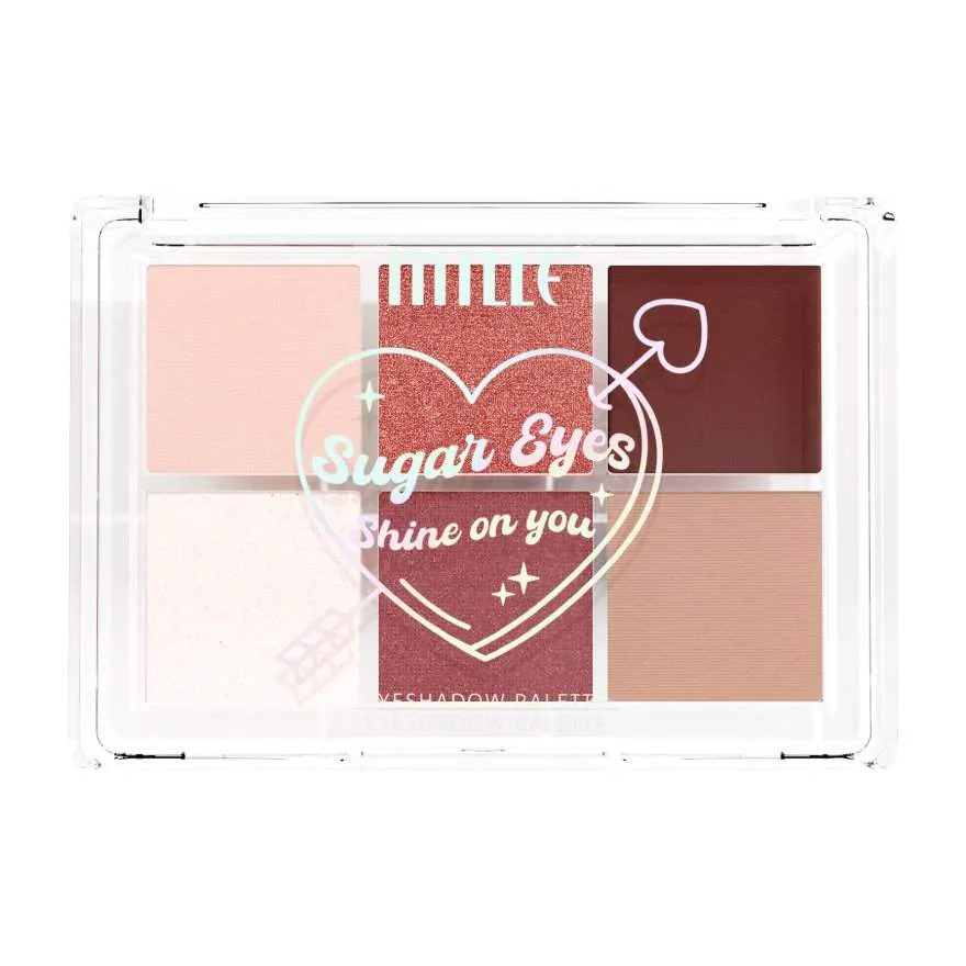 MILLE อายแชว์โดว์ SUGAR EYES SHINE ON YOU EYESHADOW PALETTE