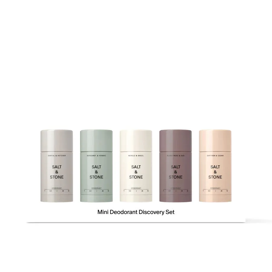 Salt & Stone Deodorant Mini Discovery Set Holiday Limited Edition