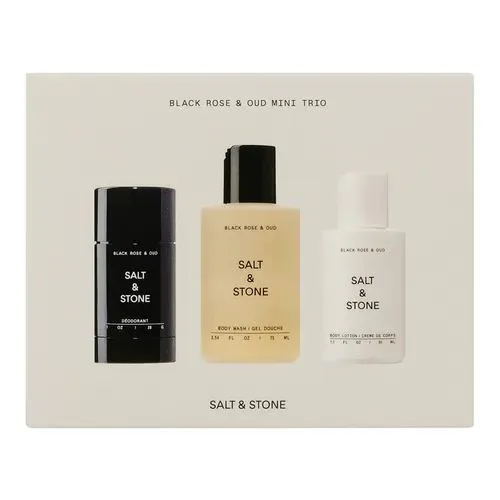 Salt & Stone Black Rose & Oud Mini Trio Set