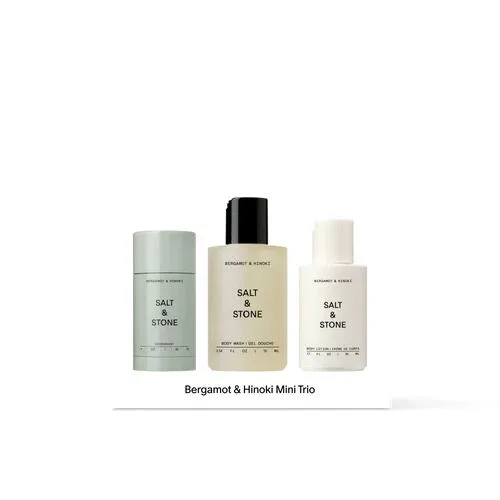 Salt & Stone Bergamot & Hinoki Mini Trio Set