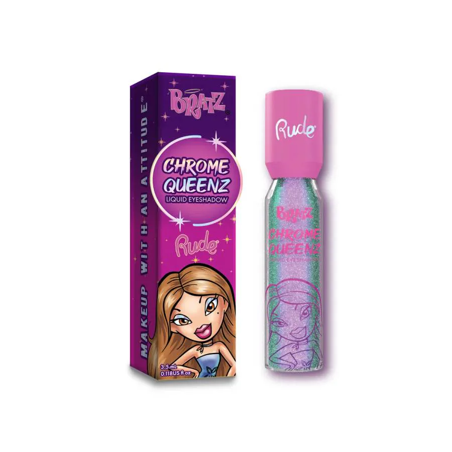 RUDE Bratz Chrome Queenz Liquid Eyeshadow