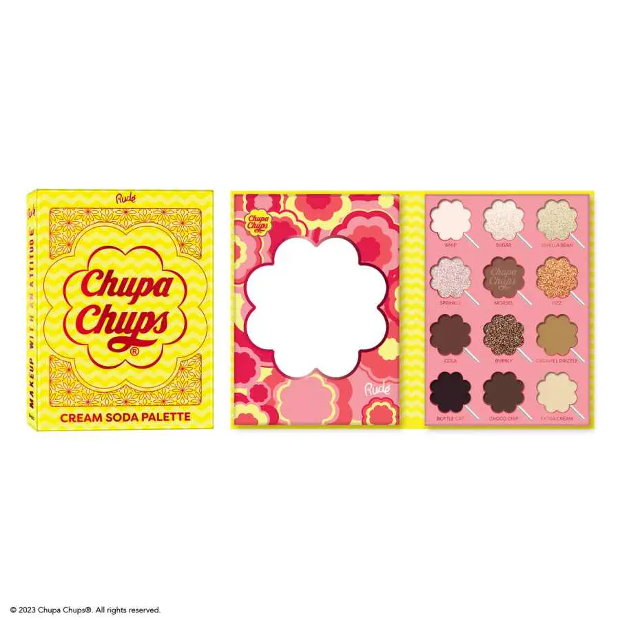 RUDE Chupa Chups Cream Soda 12 Color Palette