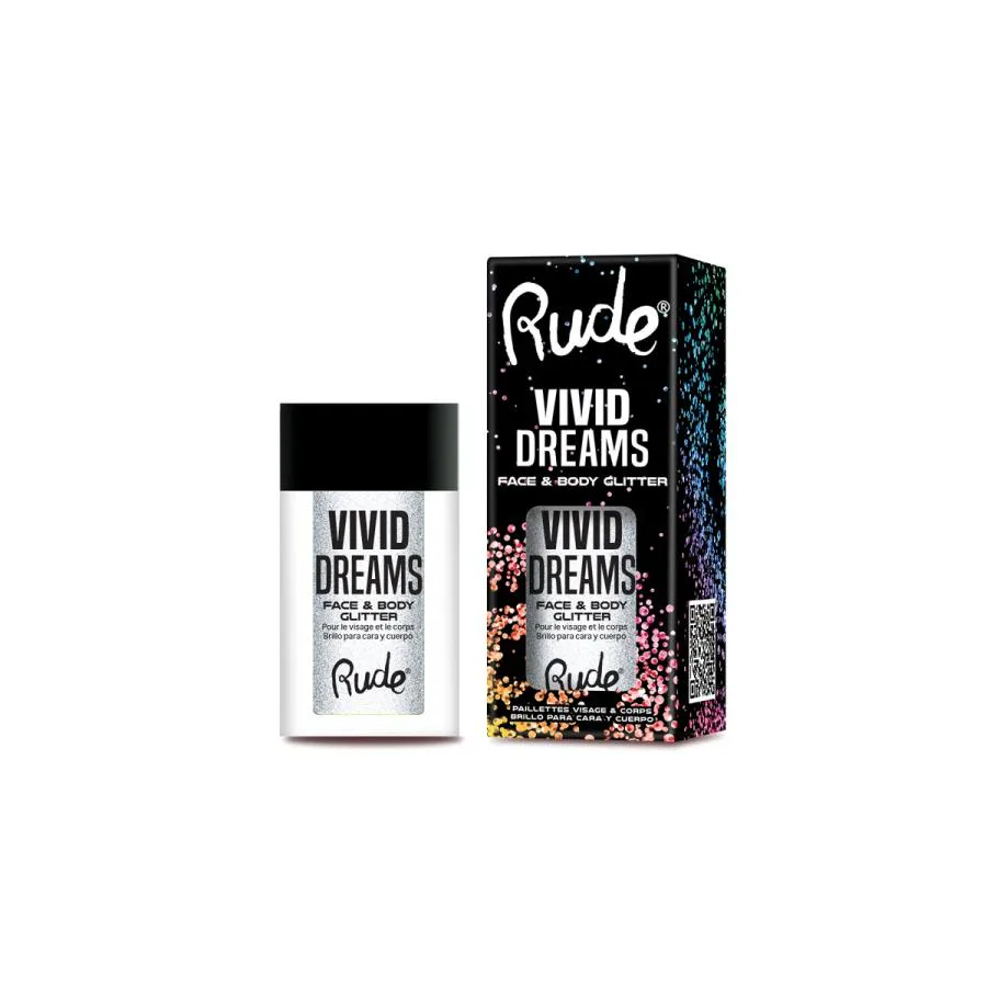 RUDE Vivid Dreams Face & Body Glitter