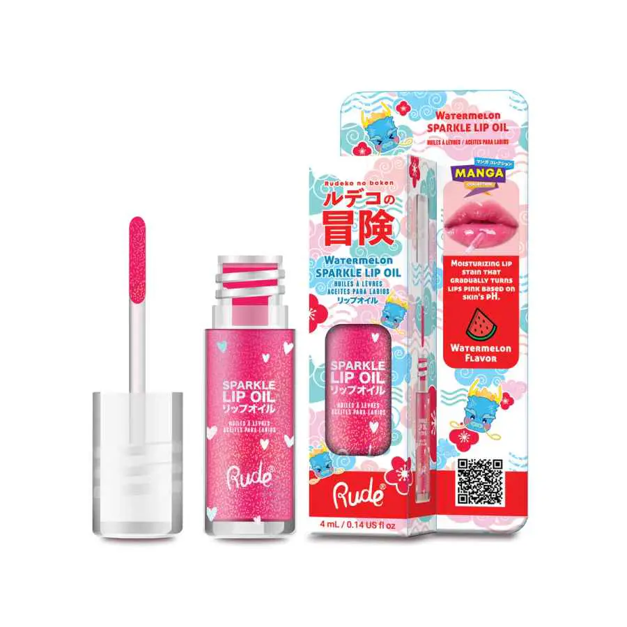 RUDE Manga Collection Sparkle Lip Oil