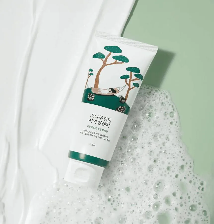 Pine Calming CICA Cleanser Round Lab