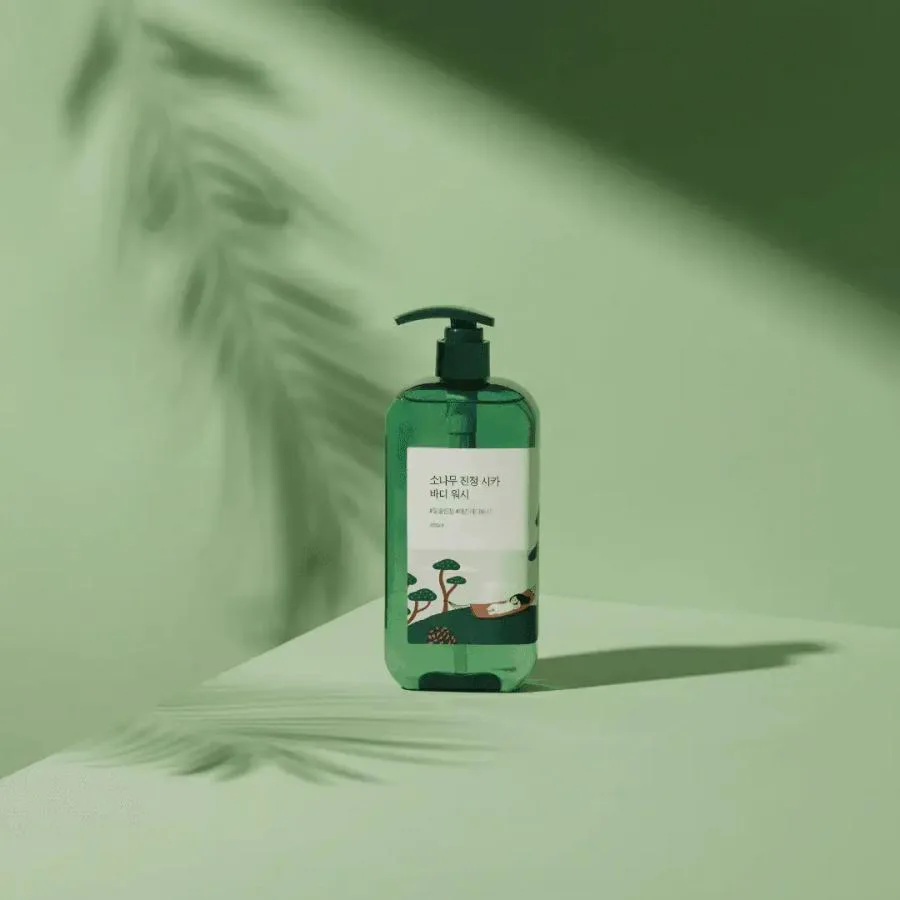 Pine Calming CICA Body Wash Round Lab