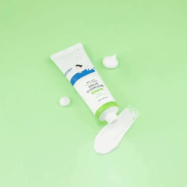 Birch Juice Mild-Up Sunscreen Uvlock SPF 50+ Broad Spectrum Round Lab