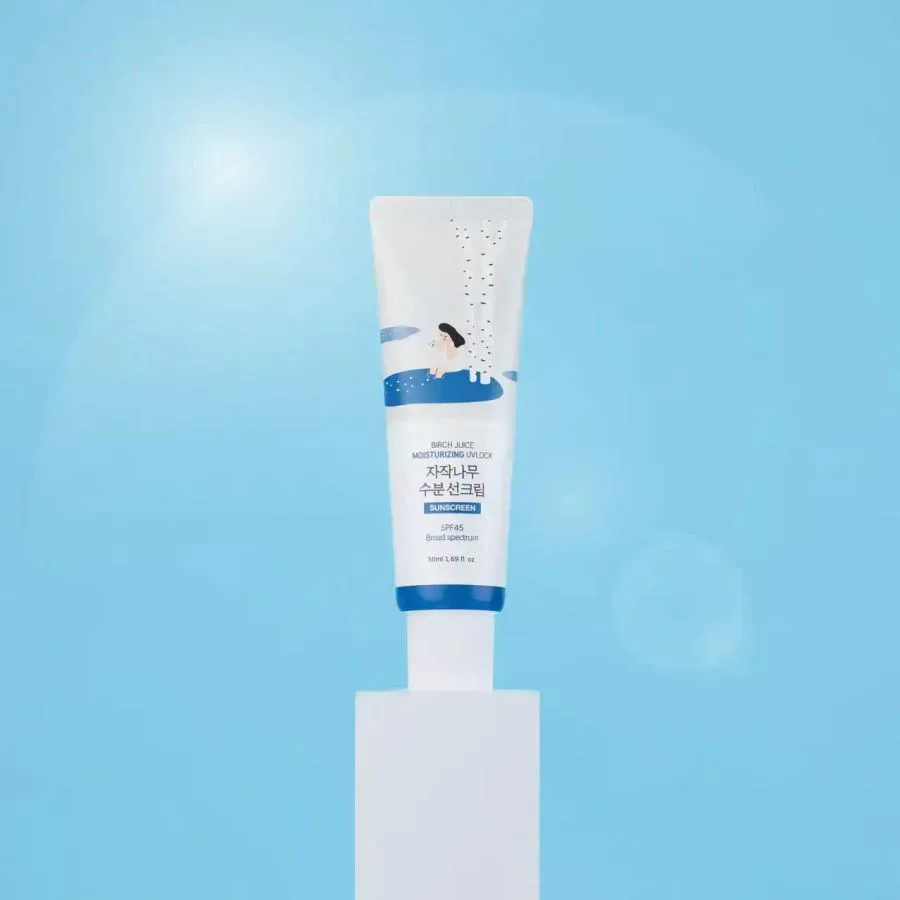 Birch Moisturizing Sunscreen Uvlock SPF 45+ Broad Spectrum Round Lab
