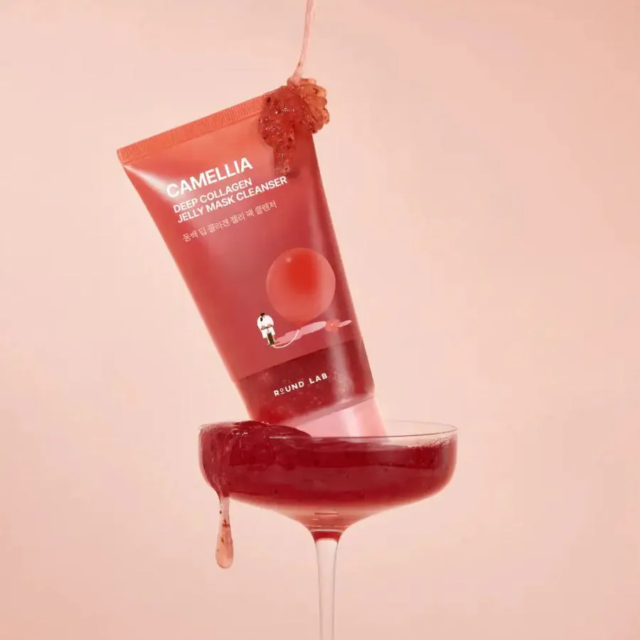 Camellia Deep Collagen Jelly Mask Cleanser Round Lab