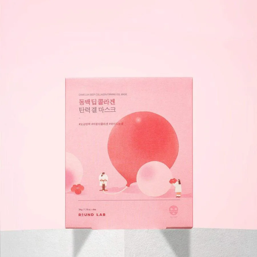 Camellia Deep Collagen Firming Gel Mask Round Lab