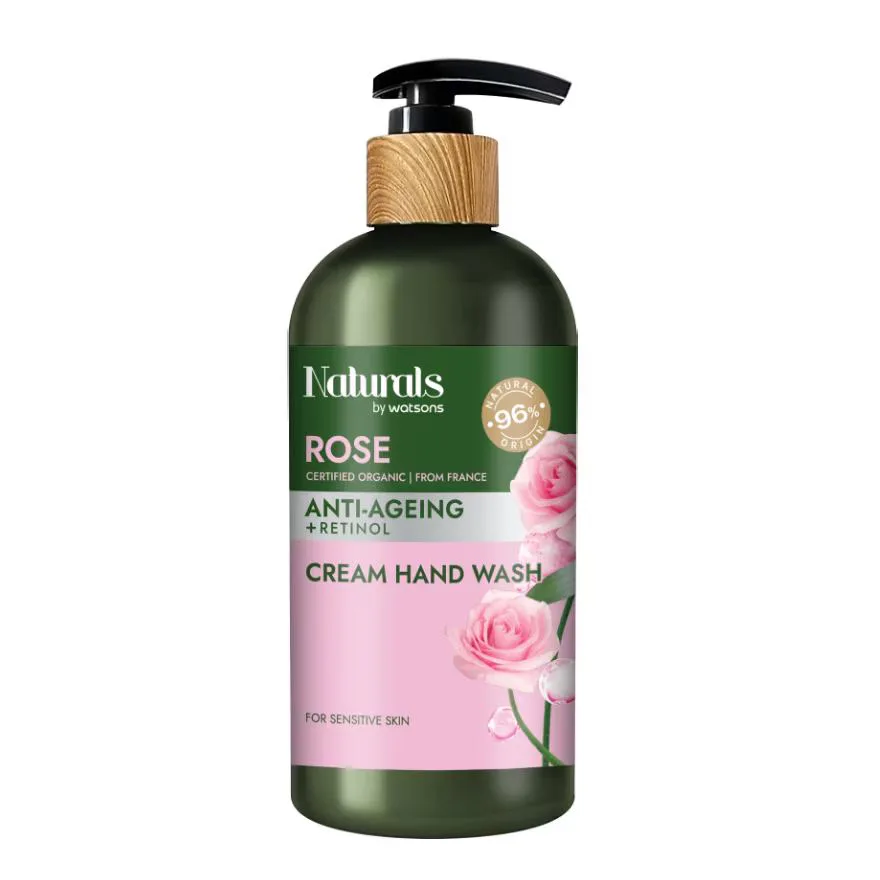Naturals by Watsons โรส ครีม แฮนด์ วอช