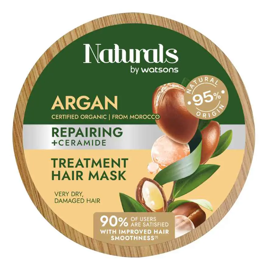 Naturals by Watsons อาร์แกน รีแพร์ริ่ง ทรีตเมนท์ แฮร์ มาสก์