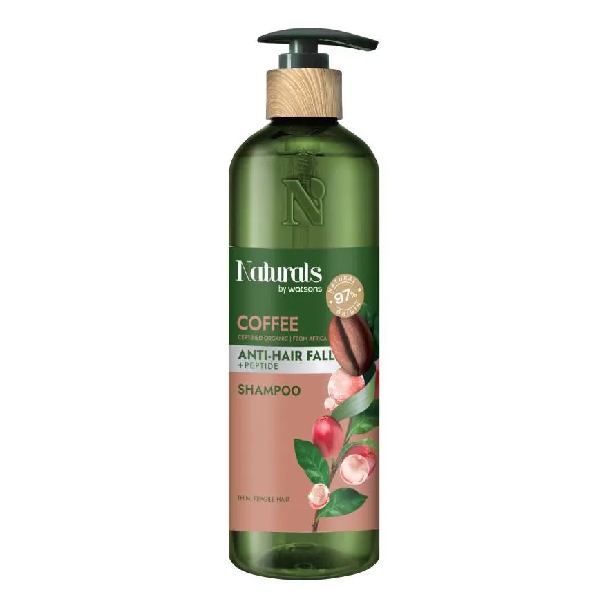 Naturals by Watsons คอฟฟี่ แอนตี้-แฮร์ฟอล แชมพู