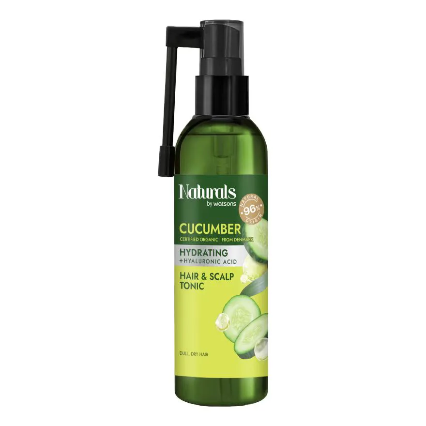 Naturals by Watsons คิวคัมเบอร์ ไฮเดรตติ้ง แฮร์ แอนด์ สคัลพ์ โทนิค