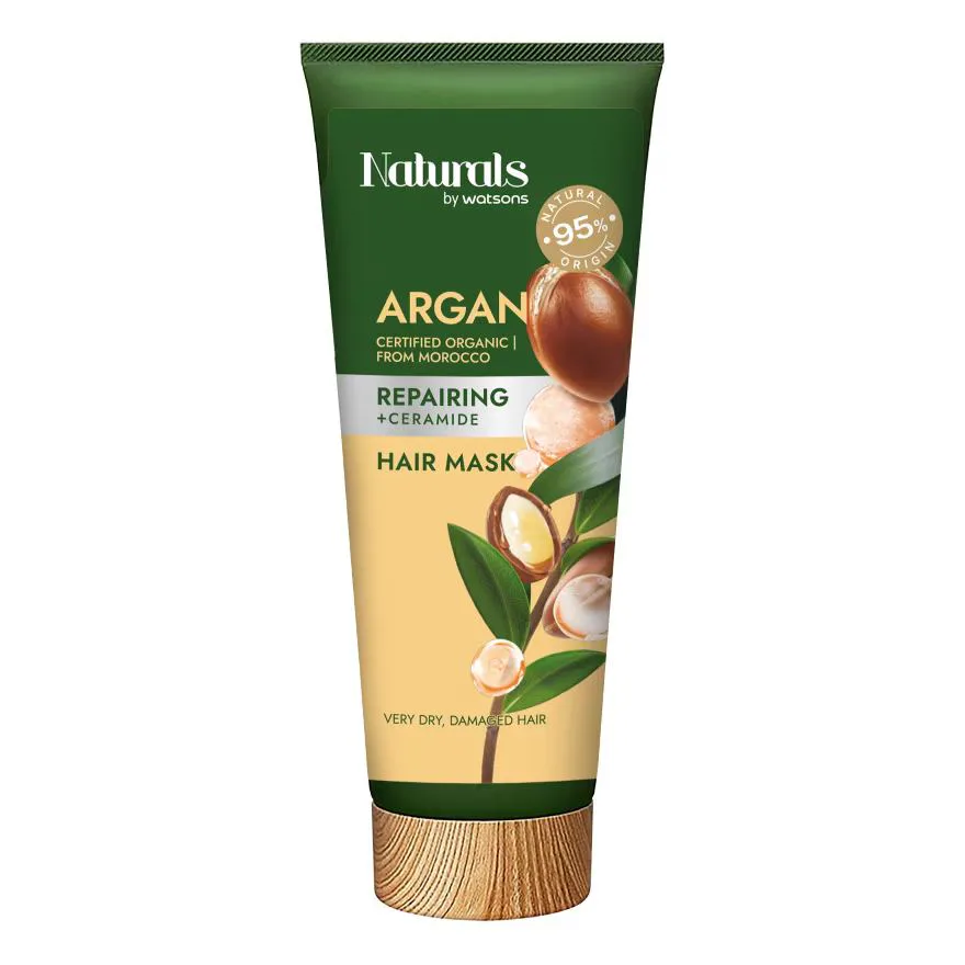 Naturals by Watsons อาร์แกน รีแพร์ริ่ง แฮร์ มาสก์