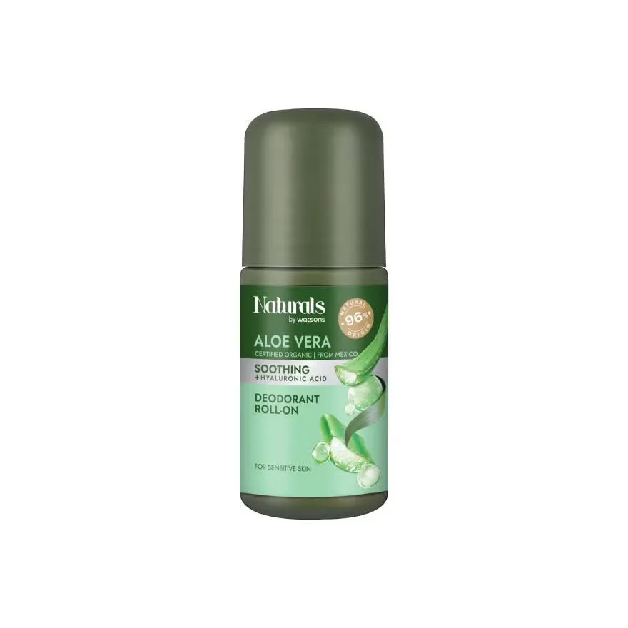 Naturals by Watsons อะโล เวร่า ซูทติ้ง ดีโอโดแรนท์ โรล-ออน