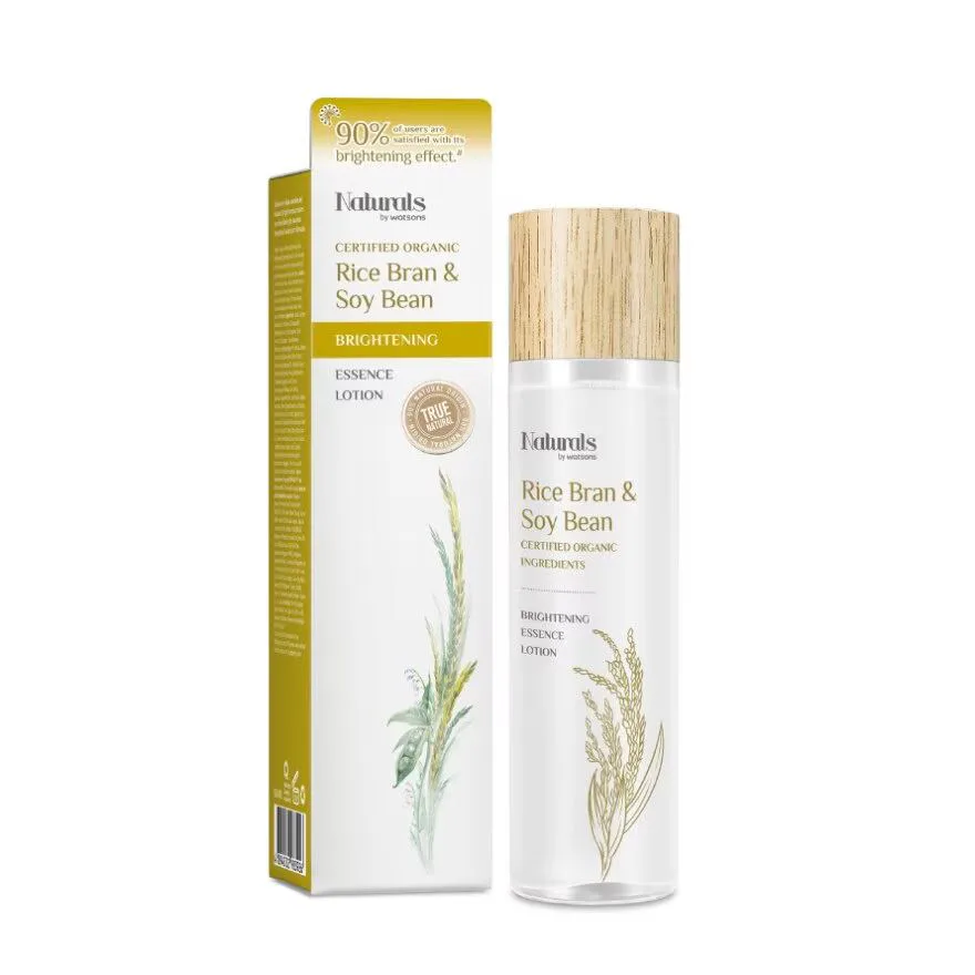 Naturals by Watsons ไรซ์ บราน ซอย บีน ไบร์ทเทนนิ่ง เอสเซ้นส์ โลชั่น