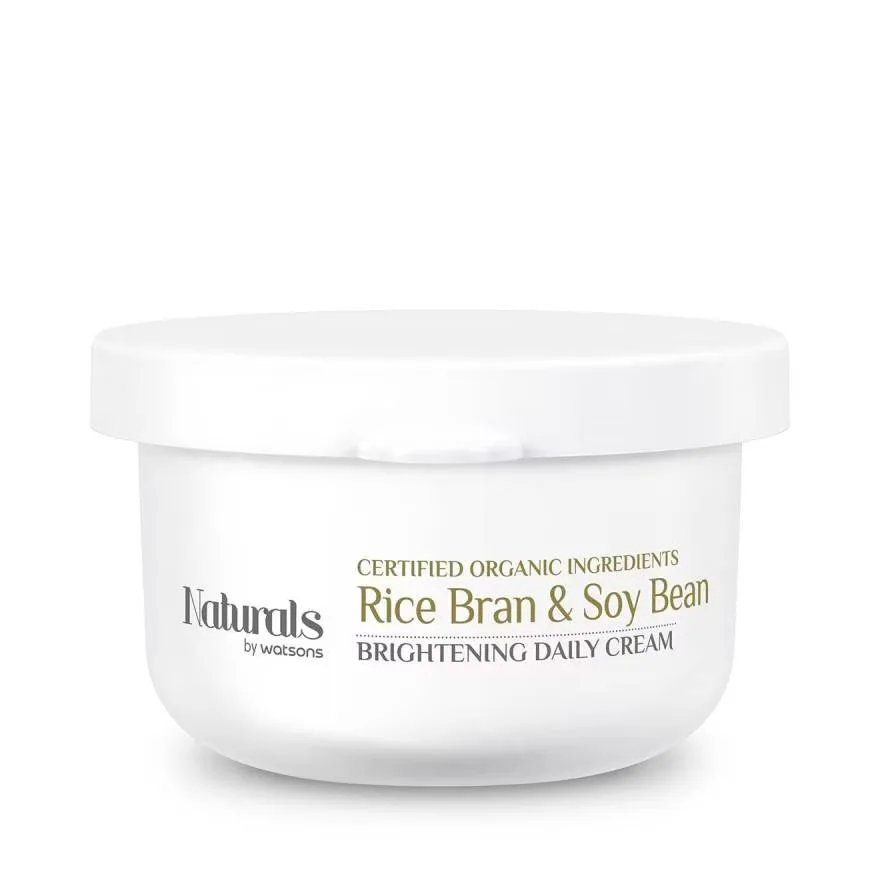 Naturals by Watsons  ไรซ์ บราน ซอย บีน ไบร์ทเทนนิ่ง เดลี่ ครีม