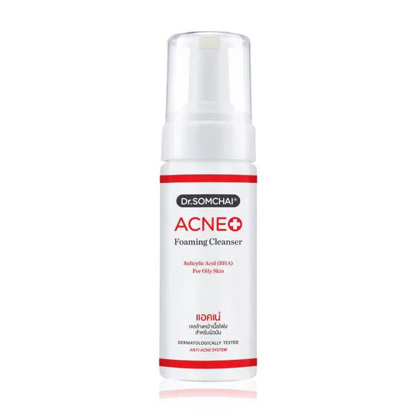 Dr.somchai Acne Foaming Cleanser Salicylic Acid BHA For Oily Skin 150ml