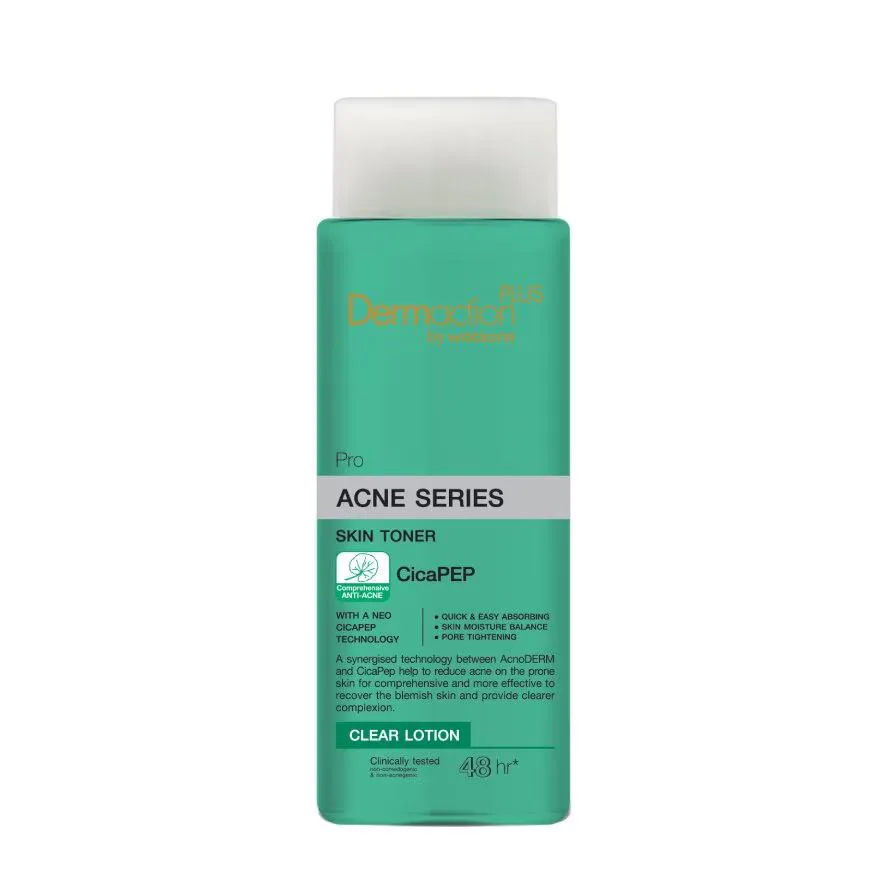 Dermaction Plus by Watsons โปร แอคเน่ ซีรีส์ สกิน โทนเนอร์ เคลียร์ โลชั่น