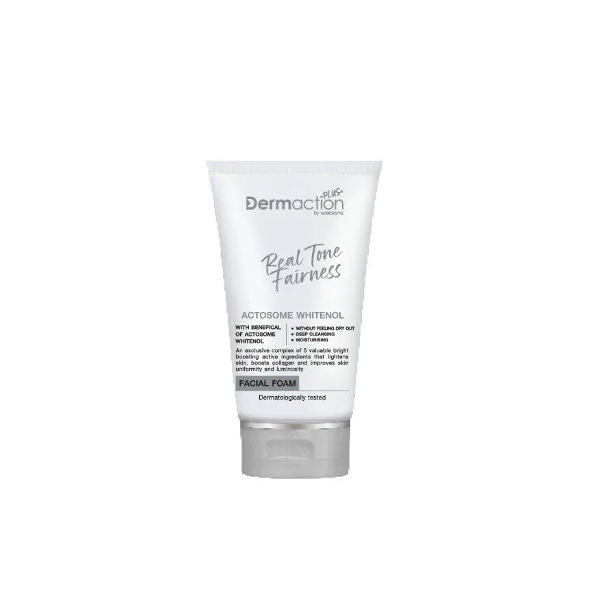 Dermaction Plus by Watsons เรียล โทน แฟร์เนส เฟเชียล โฟม