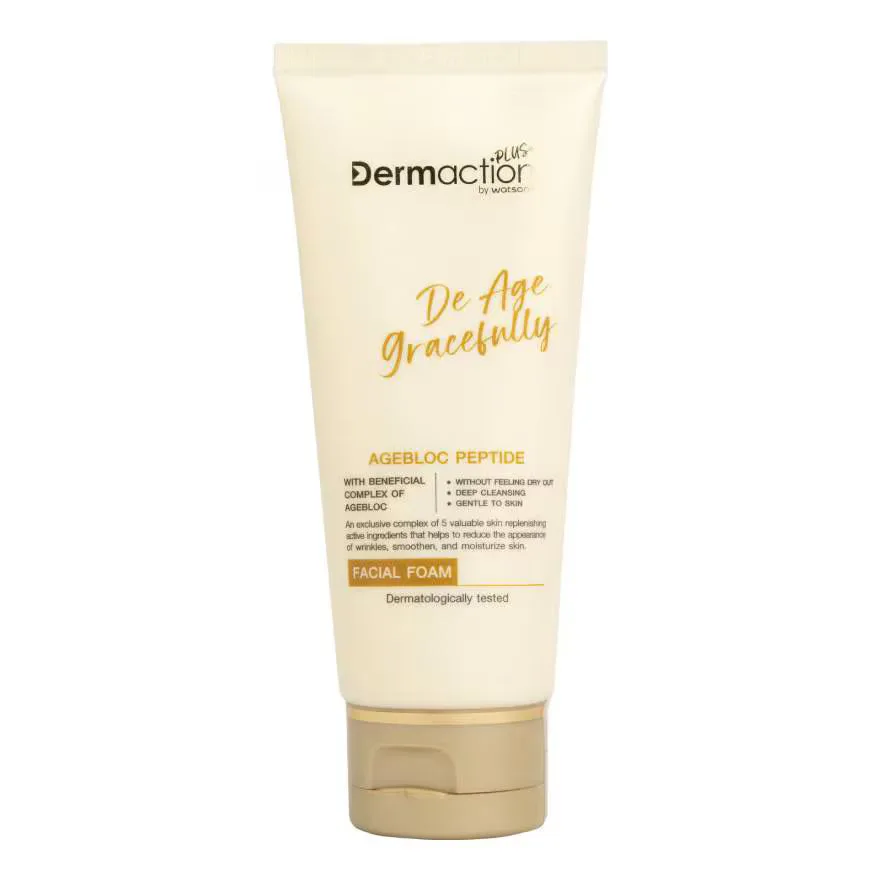 Dermaction Plus by Watsons เดอ เอจ เกรซฟูลลี่ เฟเชียล โฟม