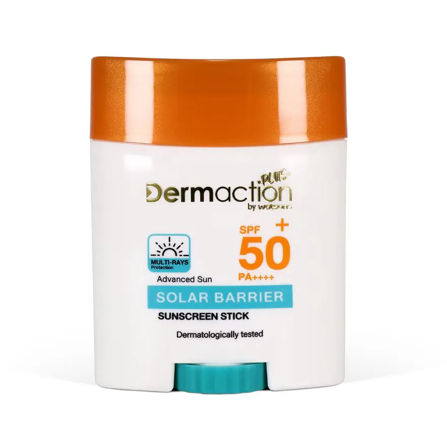 Dermaction Plus by Watsons เดอมาแอคชัน พลัส บาย วัตสัน แอดวานซ์ ซัน โซล่าร์ แบริเออร์ ซันสกรีน สติ๊ก SPF50