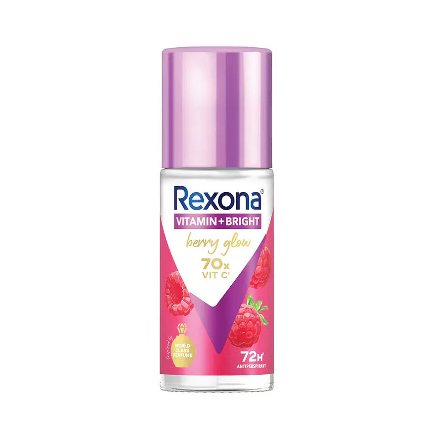 Rexona เรโซนา โรลออน วิตามิน + ไบรท์ เบอร์รี่ โกลว์ แอนติเพอสไปแรนท์