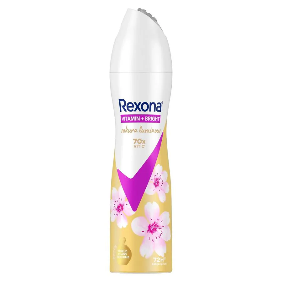 Rexona เรโซนา สเปร์ย วิตามิน + ไบรท์ ซากุระ เรเดียนซ์ แอนติเพอสไปแรนท์