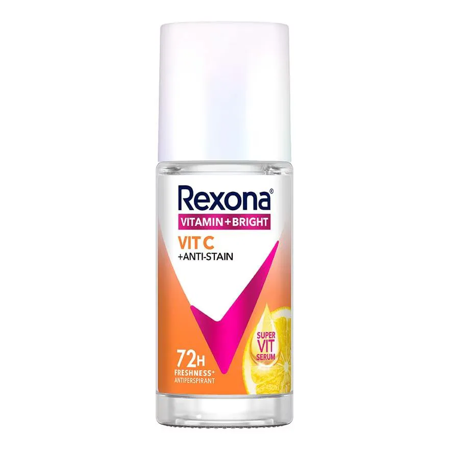 Rexona เรโซนา โรลออน วิตามิน + ไบรท์ วิตามิน ซี พลัส แอนตี้สเตน แอนติเพอสไปแรนท์