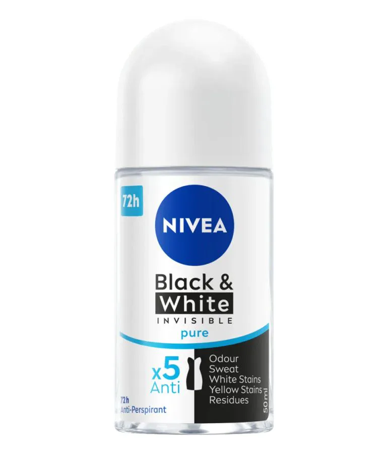 Nivea แบล็ค แอนด์ ไวท์ อินวิซิเบิ้ล เพียว โรลออน