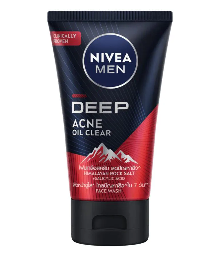 Nivea ดีพ แอคเน่ ออยล์ เคลียร์ สครับ มัด โฟม
