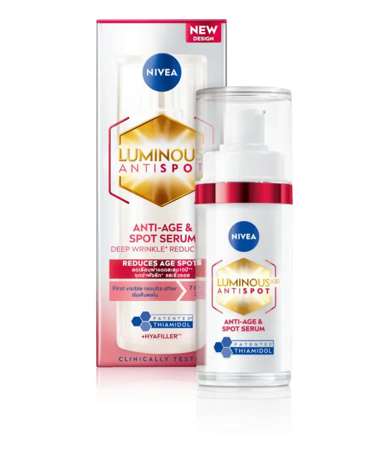 Nivea ลูมินัส630 แอนตี้สปอต แอนตี้-เอจ แอนด์ สปอต เซรั่ม