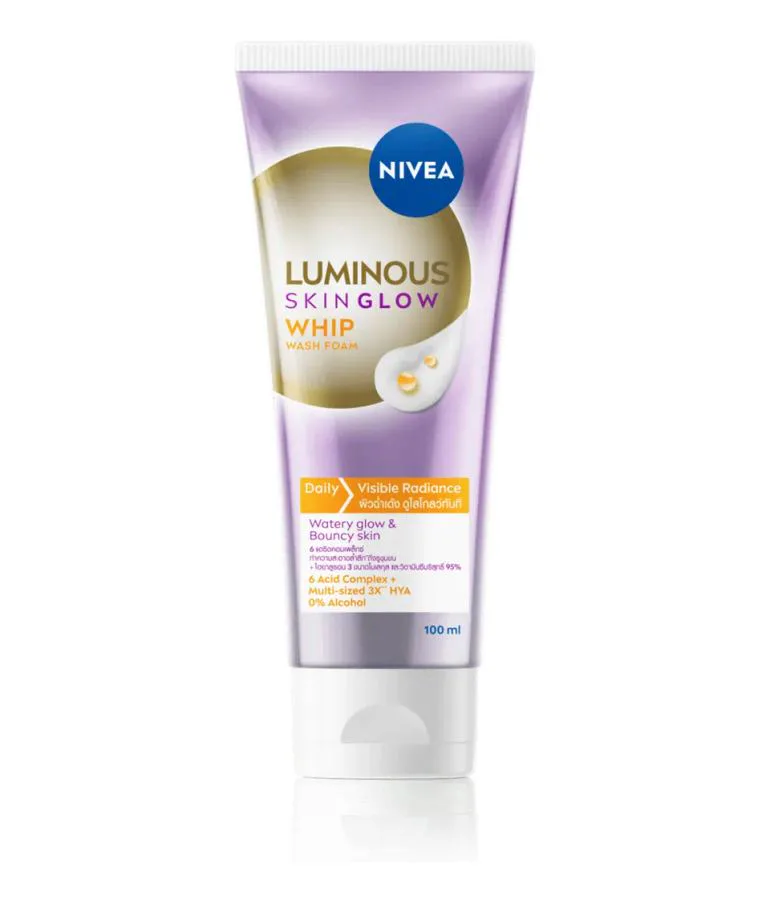 Nivea ลูมินัส สกิน โกลว์ วิป วอช โฟม