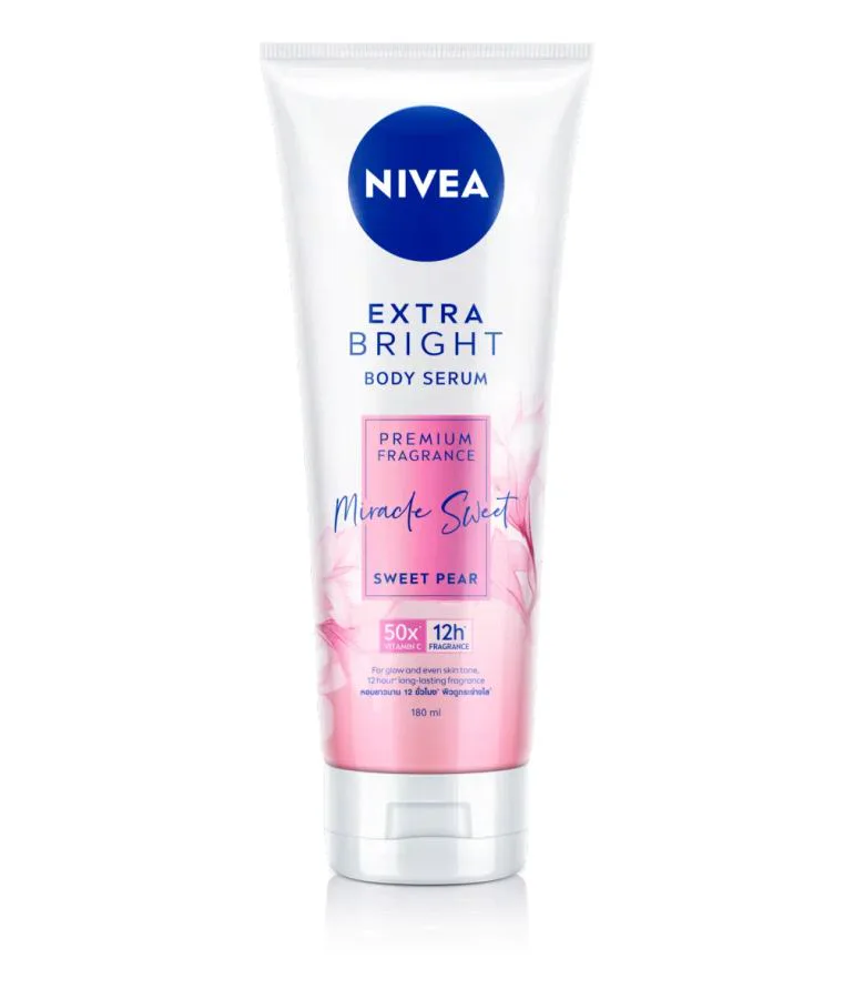 Nivea เอ็กซ์ตร้าไบรท์พรีเมียมฟราแกรนซ์มิราเคิลสวีทสวีทแพร์ เซรั่ม