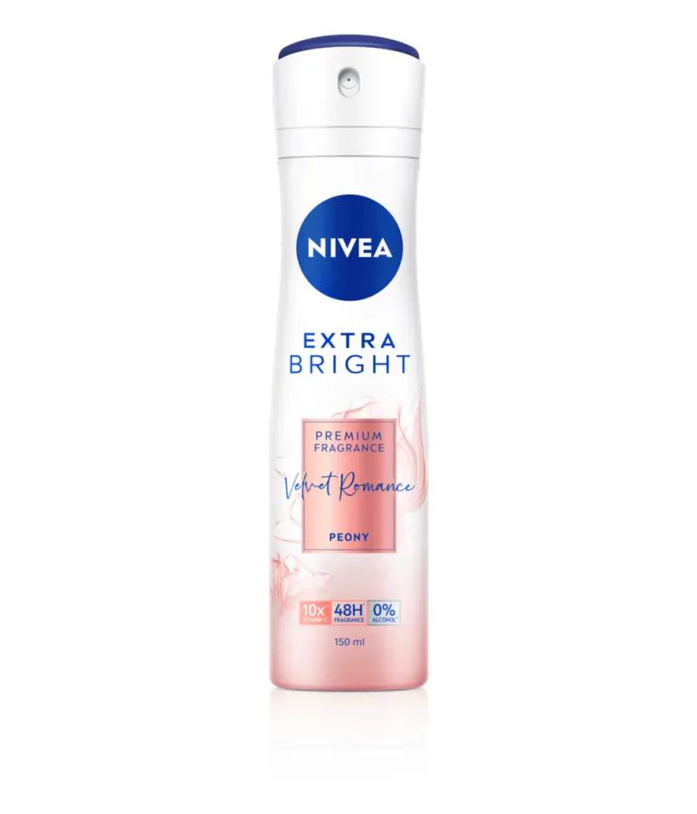 Nivea เอ็กซ์ไบรท์ พรีเมียม ฟราแกรนซ์ เวลเว็ท โรแมนซ์ พีโอนี สเปรย์