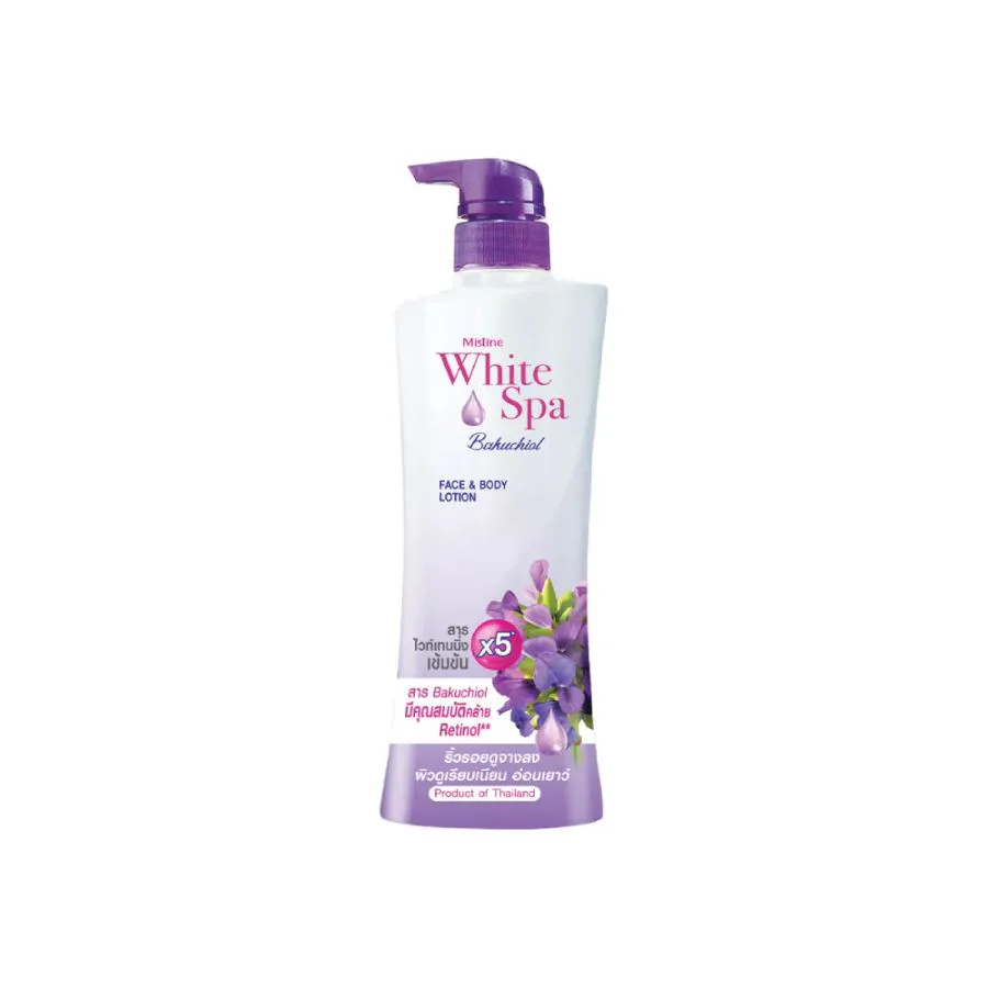Mistine White Spa Bakuchiol Perfect Skin & Brightening Lotion สูตร บาคูชิออล