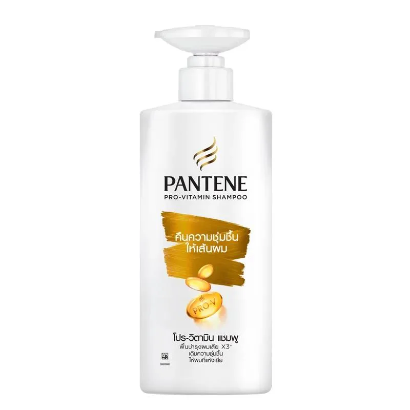 Pantene แชมพูฟื้นบำรุงความชุ่มชื้นทุกวัน สำหรับผมแห้ง