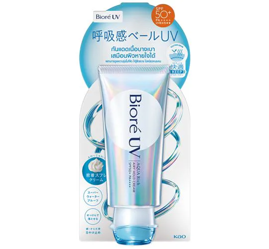 Biore - บิโอเร ยูวี อะควา ริช แอร์รี่​ โฮลด์ ครีม เอสพีเอฟ50+ พีเอ++++