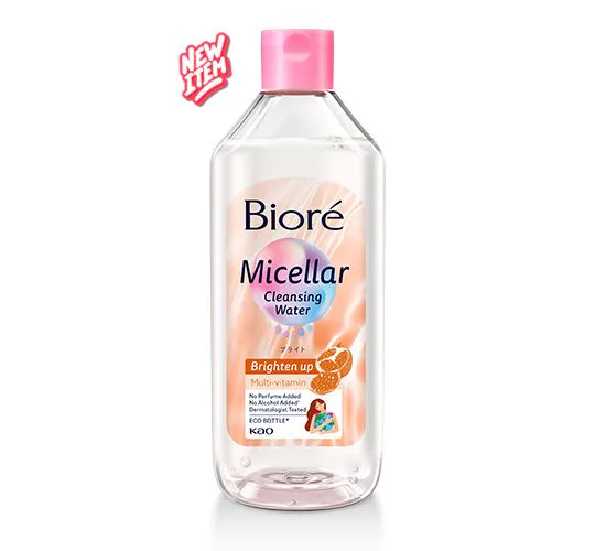 Biore -  บิโอเร ไมเซล่า มัลติ-วิตามิน คลีนซิ่ง วอเตอร์ - ไบรท์เทน อัพ