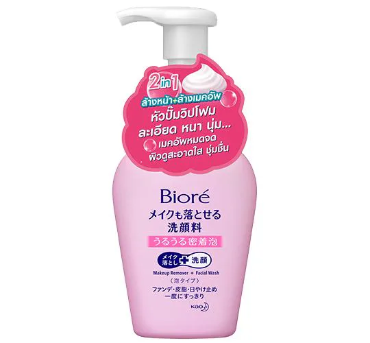 Biore - บิโอเร 2 อิน 1 เมคอัพ รีมูฟเวอร์ โฟม