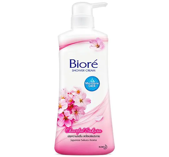Biore - ครีมอาบน้ำ บิโอเร เชียร์ฟูล ซากุระ